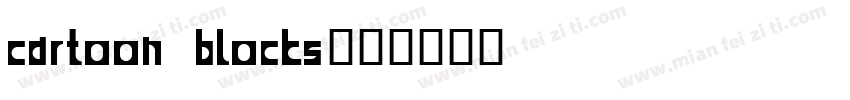 Cartoon Blocks字体转换